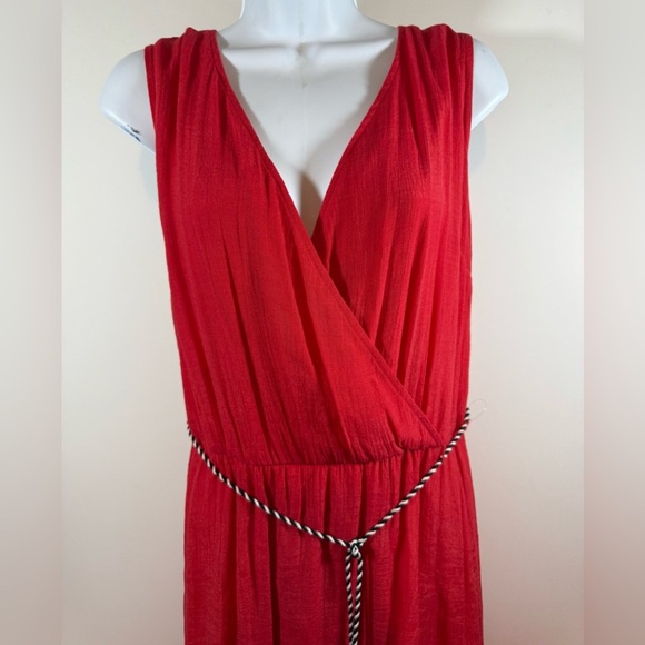 New Directions Women’s Red Maxi Dress Size XL NWT - Picture 2 of 16